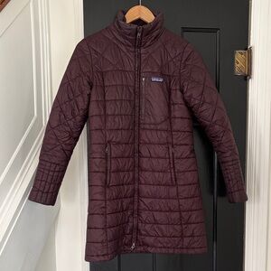 Patagonia Women's Puffer Coat - Deep Burgundy